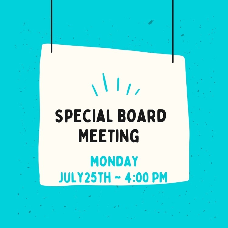 July special meeting 2022